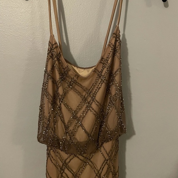 NWT Adrianna Papell Hand Beaded Gown - Picture 5 of 7